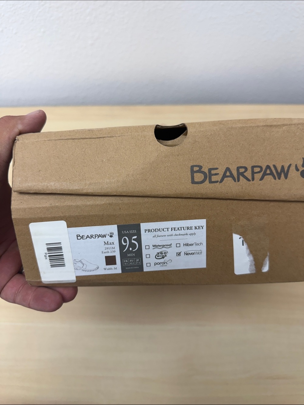 BearPaw Men's Brown Suede Slip-On Loafer - Picture 3 of 4